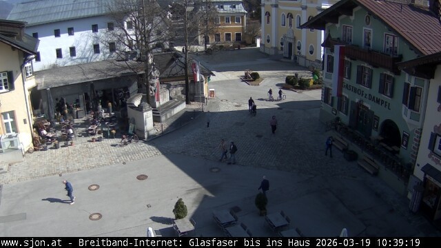 Archiv Foto Webcam Hauptplatz in St. Johann/Tirol