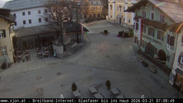 Archiv Foto Webcam Hauptplatz in St. Johann/Tirol