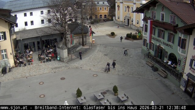 Archiv Foto Webcam Hauptplatz in St. Johann/Tirol