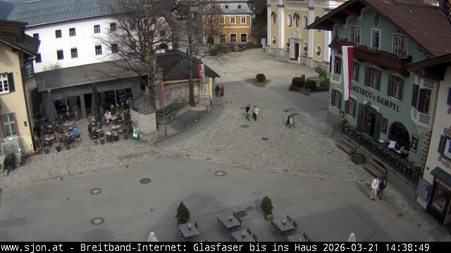 Archiv Foto Webcam Hauptplatz in St. Johann/Tirol