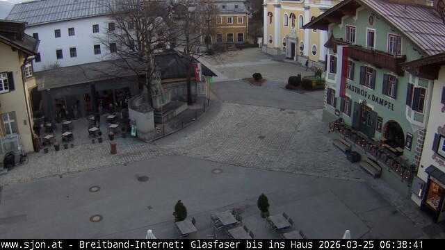 Archiv Foto Webcam Hauptplatz in St. Johann/Tirol