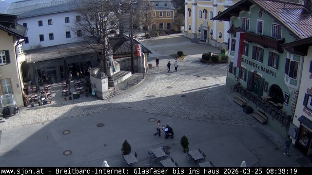 Archiv Foto Webcam Hauptplatz in St. Johann/Tirol