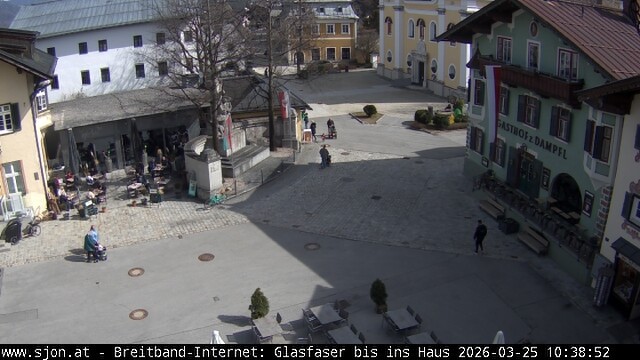Archiv Foto Webcam Hauptplatz in St. Johann/Tirol