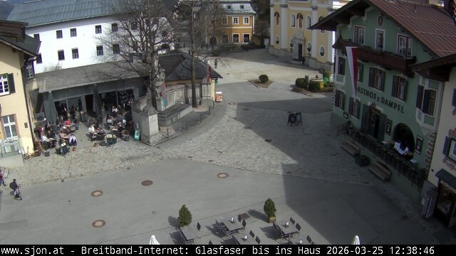 Archiv Foto Webcam Hauptplatz in St. Johann/Tirol