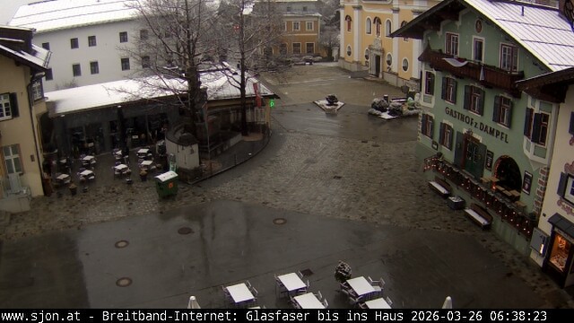 Archiv Foto Webcam Hauptplatz in St. Johann/Tirol