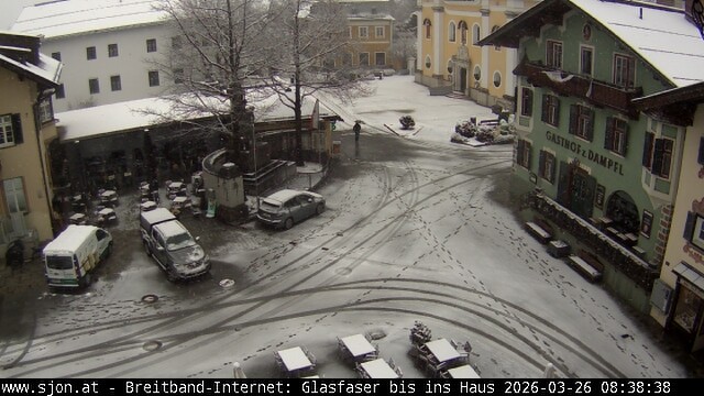 Archiv Foto Webcam Hauptplatz in St. Johann/Tirol