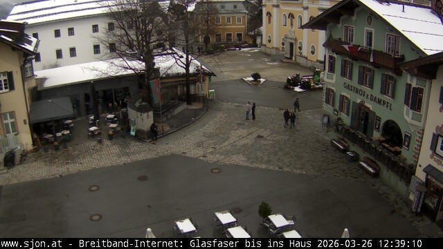 Archiv Foto Webcam Hauptplatz in St. Johann/Tirol