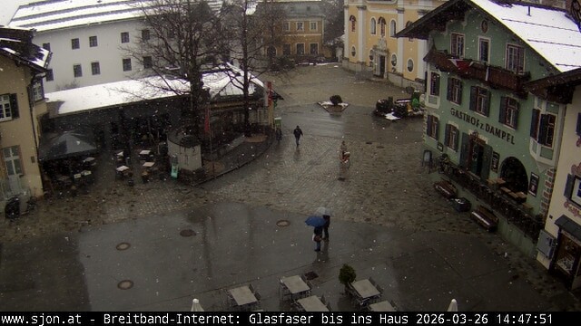Archiv Foto Webcam Hauptplatz in St. Johann/Tirol