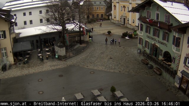Archiv Foto Webcam Hauptplatz in St. Johann/Tirol