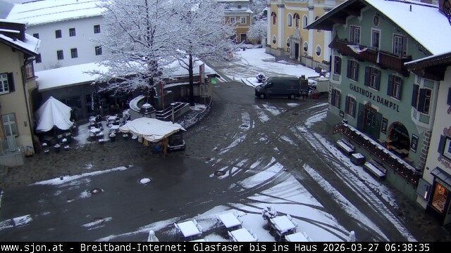 Archiv Foto Webcam Hauptplatz in St. Johann/Tirol
