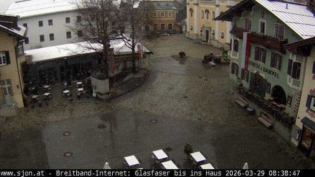 Archiv Foto Webcam Hauptplatz in St. Johann/Tirol