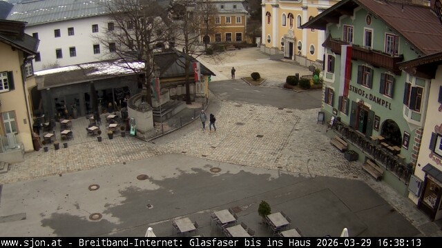 Archiv Foto Webcam Hauptplatz in St. Johann/Tirol
