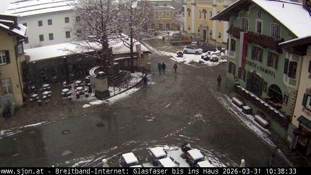 Archiv Foto Webcam Hauptplatz in St. Johann/Tirol