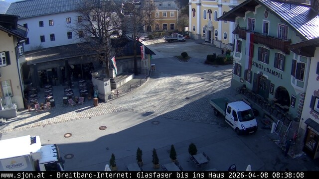 Archiv Foto Webcam Hauptplatz in St. Johann/Tirol
