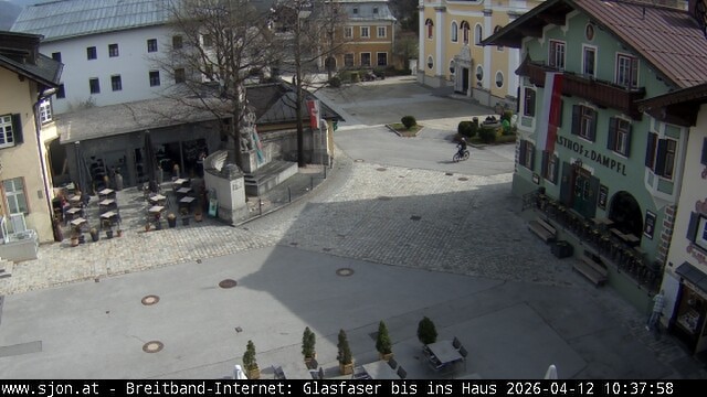 Archiv Foto Webcam Hauptplatz in St. Johann/Tirol