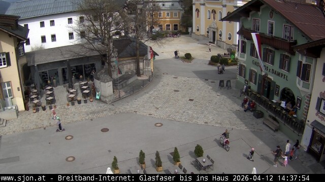 Archiv Foto Webcam Hauptplatz in St. Johann/Tirol