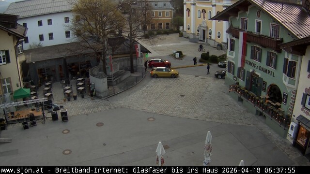 Archiv Foto Webcam Hauptplatz in St. Johann/Tirol