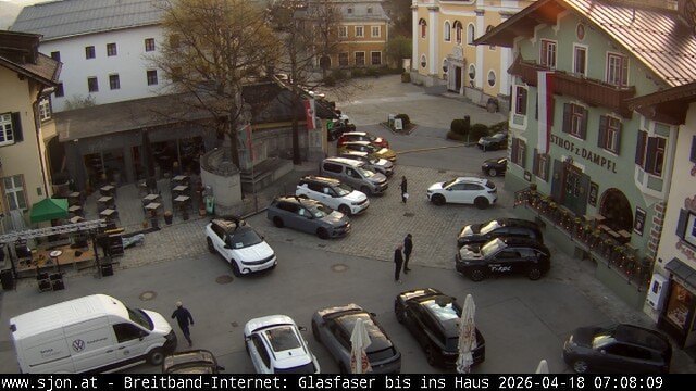 Archiv Foto Webcam Hauptplatz in St. Johann/Tirol
