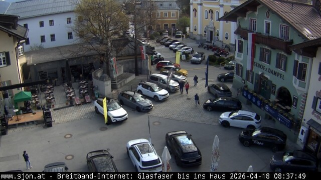 Archiv Foto Webcam Hauptplatz in St. Johann/Tirol