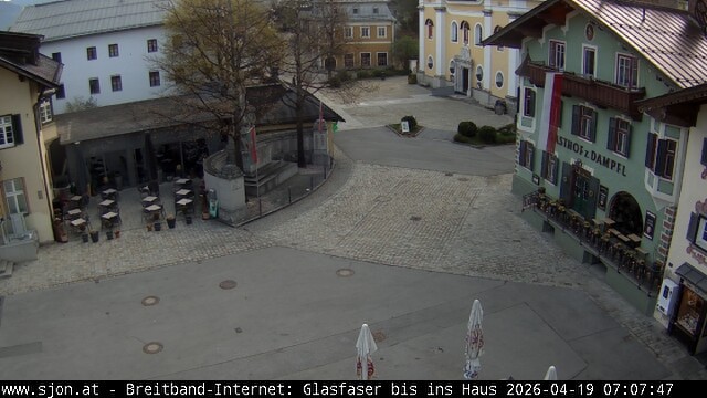 Archiv Foto Webcam Hauptplatz in St. Johann/Tirol