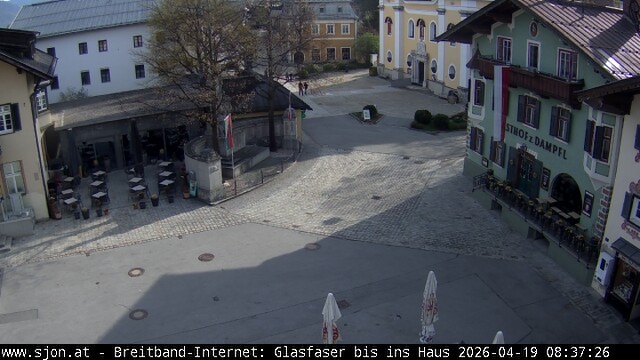Archiv Foto Webcam Hauptplatz in St. Johann/Tirol