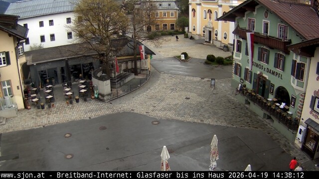Archiv Foto Webcam Hauptplatz in St. Johann/Tirol
