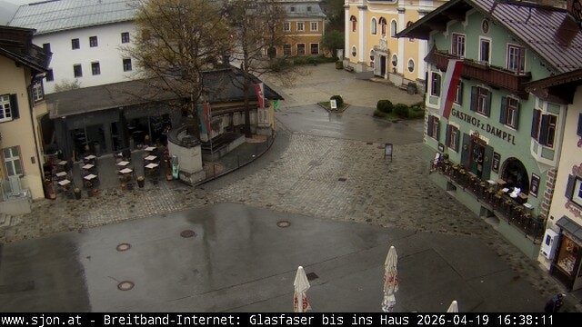 Archiv Foto Webcam Hauptplatz in St. Johann/Tirol