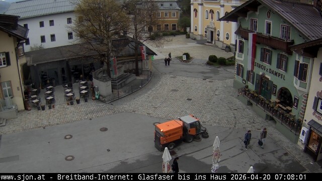 Archiv Foto Webcam Hauptplatz in St. Johann/Tirol