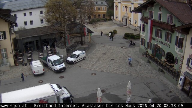 Archiv Foto Webcam Hauptplatz in St. Johann/Tirol