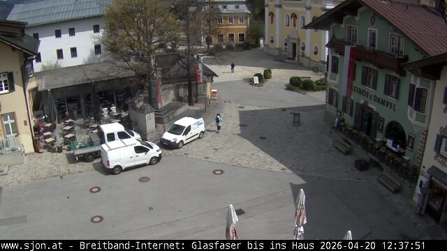 Archiv Foto Webcam Hauptplatz in St. Johann/Tirol