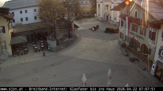 Archiv Foto Webcam Hauptplatz in St. Johann/Tirol