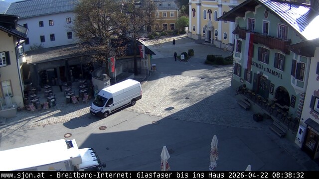 Archiv Foto Webcam Hauptplatz in St. Johann/Tirol