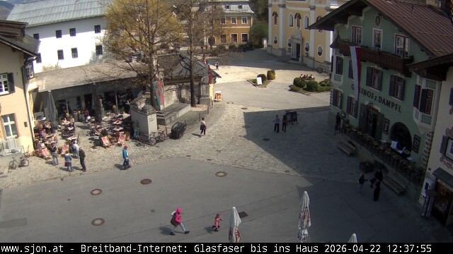 Archiv Foto Webcam Hauptplatz in St. Johann/Tirol
