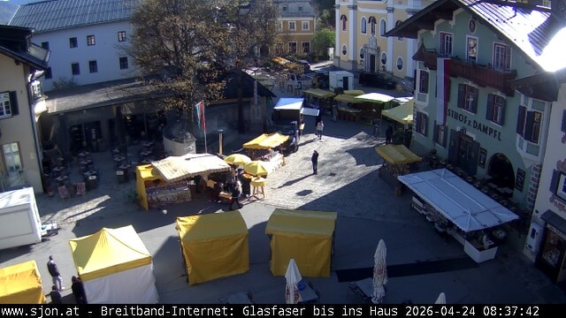 Archived image Webcam St. Johann in Tyrol - Main Place