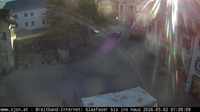 Archiv Foto Webcam Hauptplatz in St. Johann/Tirol