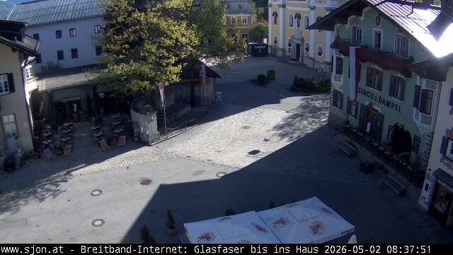 Archiv Foto Webcam Hauptplatz in St. Johann/Tirol