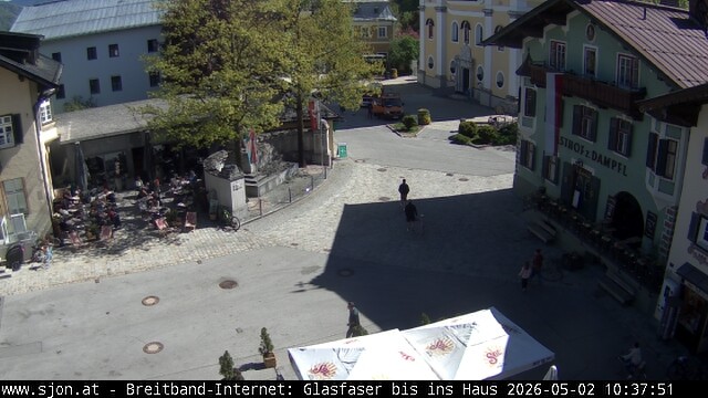 Archiv Foto Webcam Hauptplatz in St. Johann/Tirol