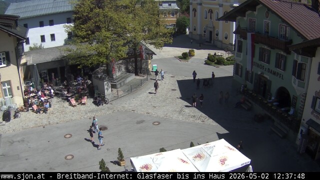 Archiv Foto Webcam Hauptplatz in St. Johann/Tirol