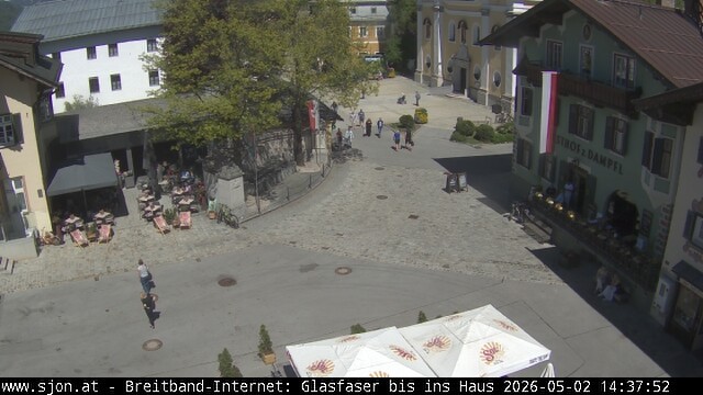 Archiv Foto Webcam Hauptplatz in St. Johann/Tirol