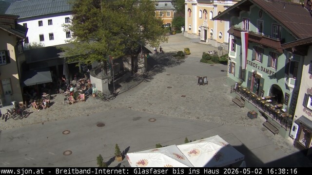 Archiv Foto Webcam Hauptplatz in St. Johann/Tirol