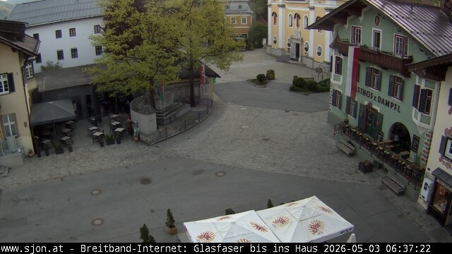 Archiv Foto Webcam Hauptplatz in St. Johann/Tirol