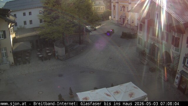 Archiv Foto Webcam Hauptplatz in St. Johann/Tirol