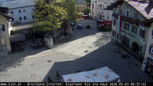 Archiv Foto Webcam Hauptplatz in St. Johann/Tirol