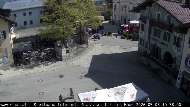 Archiv Foto Webcam Hauptplatz in St. Johann/Tirol