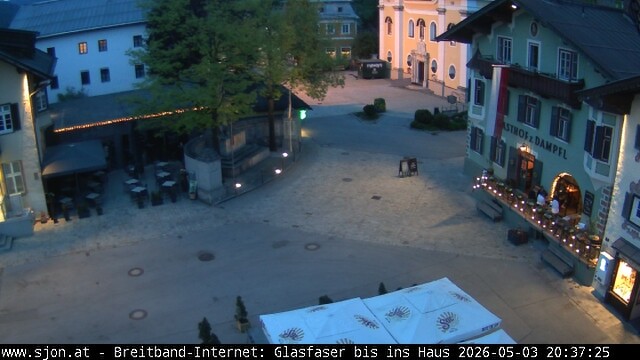 Archiv Foto Webcam Hauptplatz in St. Johann/Tirol