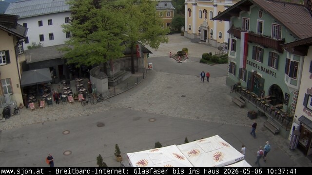 Archiv Foto Webcam Hauptplatz in St. Johann/Tirol