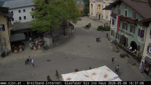 Archiv Foto Webcam Hauptplatz in St. Johann/Tirol