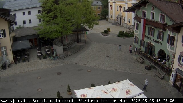 Archiv Foto Webcam Hauptplatz in St. Johann/Tirol