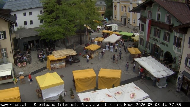 Archived image Webcam St. Johann in Tyrol - Main Place