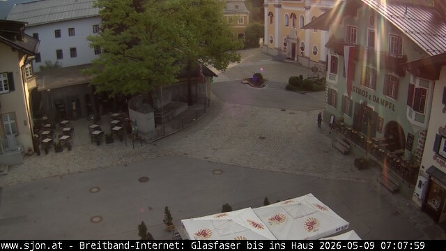 Archiv Foto Webcam Hauptplatz in St. Johann/Tirol